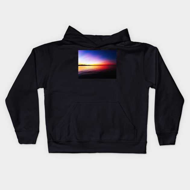 Dreamy Sunset Kids Hoodie by TomikoKH19